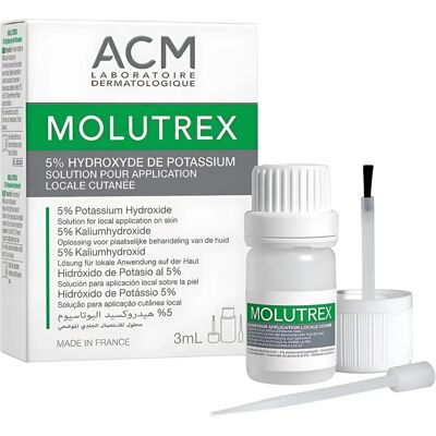 Solução cutânea ACM Laboratories Molutrex 5% - Tratamento de infecções de pele Solução cutânea ACM Laboratories Molutrex 5% - Tratamento de infecções de pele
