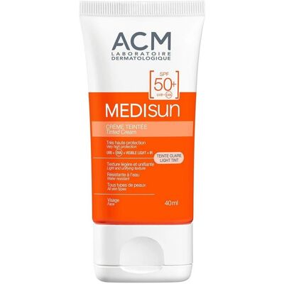 Crema Solar Tintată SPF50+ ACM Medisun - Cremă Solar Crema Solar Tintată SPF50+ ACM Medisun - Cremă Solar