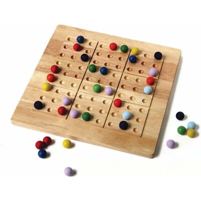 Riviera Games Sudoku Arc-en-ciel - Jeu en bois - 8+ - Publicité Riviera Games Sudoku Arc-en-ciel - Jeu en bois - 8+ - Publicité