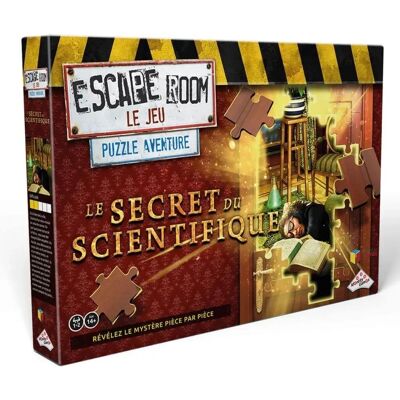 RIVIERA GAMES - Puzzle Escape - Le Secret du Scientifique - Multicolore - 60 min - Jeu de Société - Publicité RIVIERA GAMES - Puzzle Escape - Le Secret du Scientifique - Multicolore - 60 min - Jeu de Société - Publicité