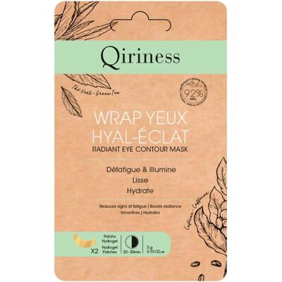 Qiriness Masque Yeux Hyal-Éclat - Hydrogel pour le Contour des Yeux - Publicité Qiriness Masque Yeux Hyal-Éclat - Hydrogel pour le Contour des Yeux - Publicité