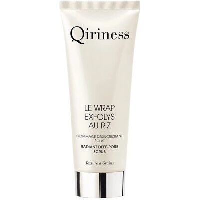 Qiriness Le Wrap Exfolys Rice Radiance Scrub - Gommage - Publicité Qiriness Le Wrap Exfolys Rice Radiance Scrub - Gommage - Publicité