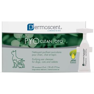 Dermoscent Pyoclean Oto Rengöring för Öron - Naturlig Öronvård för Hundar & Katter Dermoscent Pyoclean Oto Rengöring för Öron - Naturlig Öronvård för Hundar & Katter