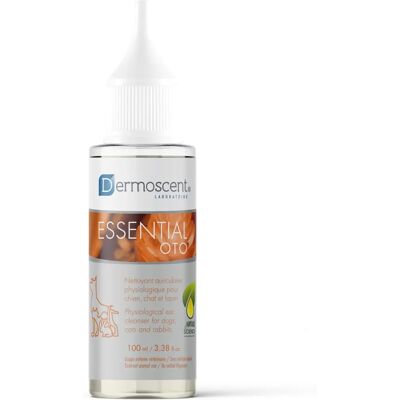 Dermoscent Essential Oto - Fysiologisk öronrengöring för hundar, katter och kaniner - 100ml Dermoscent Essential Oto - Fysiologisk öronrengöring för hundar, katter och kaniner - 100ml