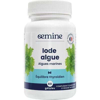 OEMINE Iodo-Algues - Complément Alimentaire - Soutient thyroïde, énergie, peau - Publicité OEMINE Iodo-Algues - Complément Alimentaire - Soutient thyroïde, énergie, peau - Publicité