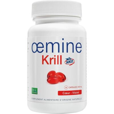 Complément OEMINE Krill - Anti-oxydant Pur - 30 Capsules - Publicité Complément OEMINE Krill - Anti-oxydant Pur - 30 Capsules - Publicité