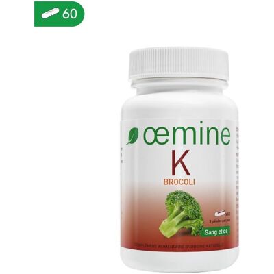 Oemine Vitamine K - Soutient la santé des os et la coagulation - 60 capsules - Publicité Oemine Vitamine K - Soutient la santé des os et la coagulation - 60 capsules - Publicité