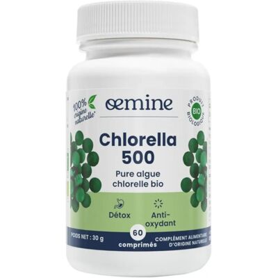 OEMINE Chlorella 500 Bio - Détox et Purification - Complément Alimentaire - Publicité OEMINE Chlorella 500 Bio - Détox et Purification - Complément Alimentaire - Publicité