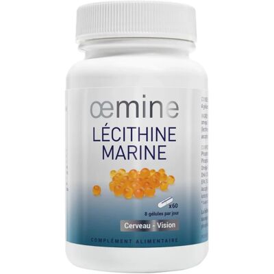 Lécithine Marine Oemine 60 Capsules - Complément alimentaire - Publicité Lécithine Marine Oemine 60 Capsules - Complément alimentaire - Publicité