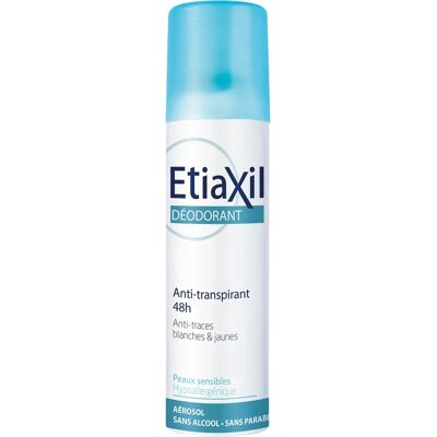 Etiaxil Déodorant Anti-transpirant Protection 48h Aérosol - Publicité Etiaxil Déodorant Anti-transpirant Protection 48h Aérosol - Publicité
