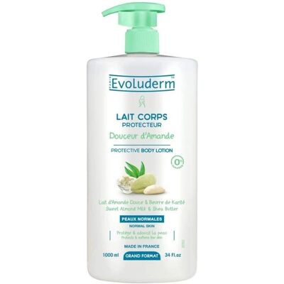 Lotion pour le corps Evoluderm - Douceur d’amande 1000 ml - Publicité Lotion pour le corps Evoluderm - Douceur d’amande 1000 ml - Publicité