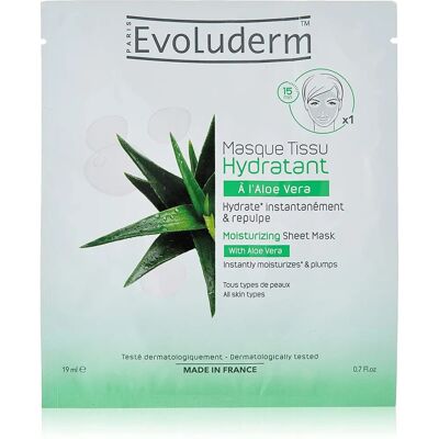 Evoluderm Máscara Hidratante de Aloe Vera - Máscara Facial Evoluderm Máscara Hidratante de Aloe Vera - Máscara Facial