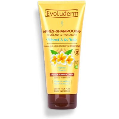 Après-shampoing Monoi Evoluderm - Type de cheveux - Publicité Après-shampoing Monoi Evoluderm - Type de cheveux - Publicité