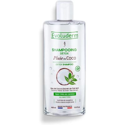 Evoluderm Marque Modèle Shampoo Détox Coco - Shampoo - Publicité Evoluderm Marque Modèle Shampoo Détox Coco - Shampoo - Publicité