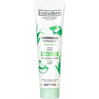 Evoluderm Gommage Visage Hydratant Aloe Vera - Publicité Evoluderm Gommage Visage Hydratant Aloe Vera - Publicité