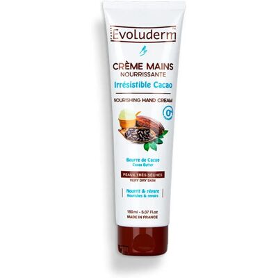 Crème pour les Mains Nourrissante à la Beurre de Cacao - Publicité Crème pour les Mains Nourrissante à la Beurre de Cacao - Publicité