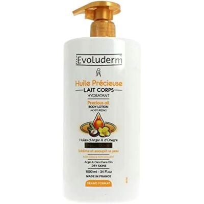 Evoluderm Lotion Corporelle à l'Argan et à l'Onagre - Lotion pour le corps - Publicité Evoluderm Lotion Corporelle à l'Argan et à l'Onagre - Lotion pour le corps - Publicité