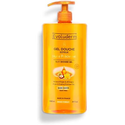 Evoluderm - Gel de Banho com Onagra 1000ml - Cuidados do cabelo Evoluderm - Gel de Banho com Onagra 1000ml - Cuidados do cabelo
