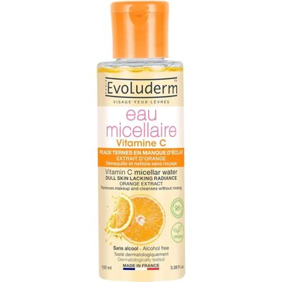 Evoluderm Eau Micellaire Vitamine C - Eau Micellaire - Publicité Evoluderm Eau Micellaire Vitamine C - Eau Micellaire - Publicité