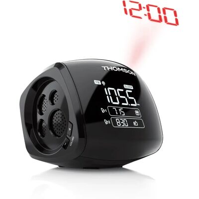 Despertador Rádio Thomson CP280 - Digital Preto Despertador Rádio Thomson CP280 - Digital Preto