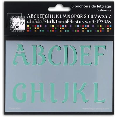Plantilla de letras para magdalenas Mahé - Decoraciones y Títulos Plantilla de letras para magdalenas Mahé - Decoraciones y Títulos