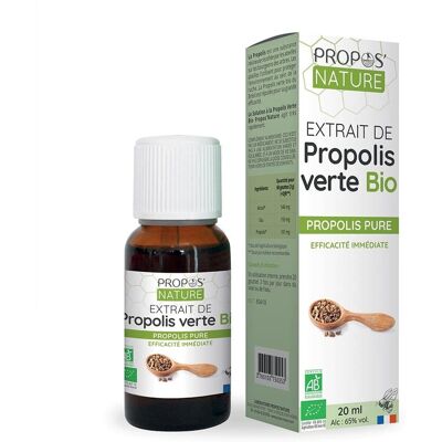 Propos Nature Ekologisk Grön Propolis Lösning 20ml - Kosttillskott Propos Nature Ekologisk Grön Propolis Lösning 20ml - Kosttillskott