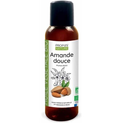 Propos Nature Ekologisk Sötmandelolja - 100ml - Hud & Matlagning Propos Nature Ekologisk Sötmandelolja - 100ml - Hud & Matlagning
