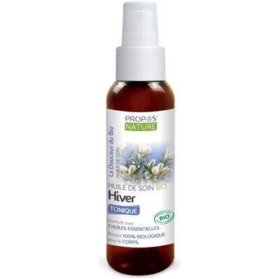 Huile Essentielle Bio Hiver Propos Nature - Soin de la Peau - Publicité Huile Essentielle Bio Hiver Propos Nature - Soin de la Peau - Publicité