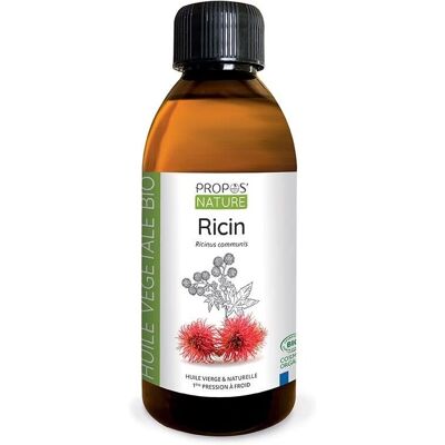 Huile Végétale Ricin Bio 200 ml - Soin de la Peau et Cheveux Huile Végétale Ricin Bio 200 ml - Soin de la Peau et Cheveux