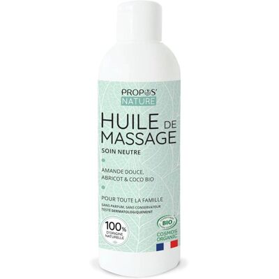 Huile de Soin Neutre - 200ml - Propos Nature Huile de Soin Neutre - 200ml - Propos Nature
