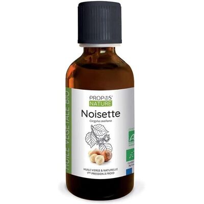 Propos Nature Huile Végétale Bio Noisette - 50 ml - Huile Végétale - Publicité Propos Nature Huile Végétale Bio Noisette - 50 ml - Huile Végétale - Publicité