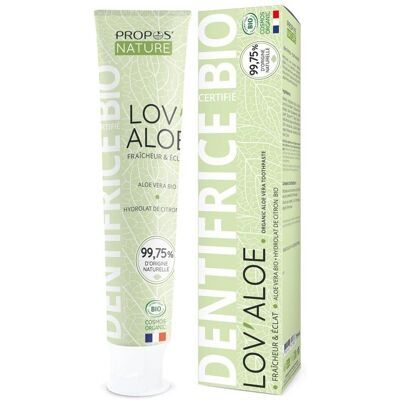 Propos' Nature Lov'ALOE BIO Tandkräm Aloe Vera & Citron - 75ml Propos' Nature Lov'ALOE BIO Tandkräm Aloe Vera & Citron - 75ml
