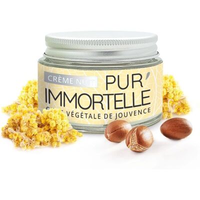 Pur'Immortelle Nachtcreme - Bio, Hyaluronsäure, Arganöl Pur'Immortelle Nachtcreme - Bio, Hyaluronsäure, Arganöl
