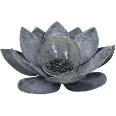 Lampe solaire Waterlily de Galix - Extérieur - Gris - Résistant à l'eau - Publicité Lampe solaire Waterlily de Galix - Extérieur - Gris - Résistant à l'eau - Publicité