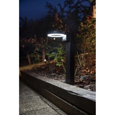 GALIX G4590B Lampe solaire - Inox - 1000 lumens - H50cm - Lumière extérieure - Publicité GALIX G4590B Lampe solaire - Inox - 1000 lumens - H50cm - Lumière extérieure - Publicité