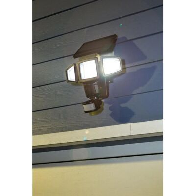 GALIX G4442 Projecteur Solaire - 1500 Lumens, 3 Têtes, 182 LEDs - Extérieur - Publicité GALIX G4442 Projecteur Solaire - 1500 Lumens, 3 Têtes, 182 LEDs - Extérieur - Publicité