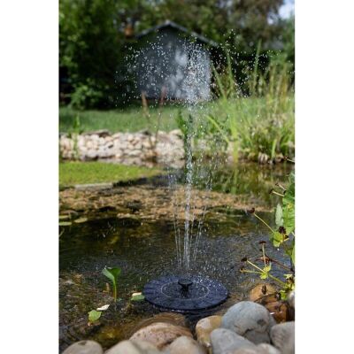 Fontaine solaire noire Galix - Fontaine de jardin - Énergie solaire - Publicité Fontaine solaire noire Galix - Fontaine de jardin - Énergie solaire - Publicité