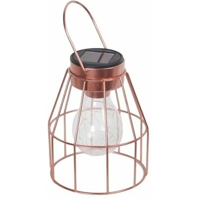 Lampa stołowa solarna Galix - Wykończenie miedziane - Użytek wewnętrzny/zewnętrzny Lampa stołowa solarna Galix - Wykończenie miedziane - Użytek wewnętrzny/zewnętrzny