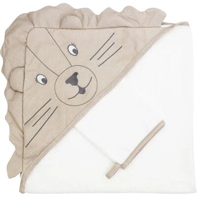 Set de Toalla de Baño para Bebés con Capucha y Guante Set de Toalla de Baño para Bebés con Capucha y Guante