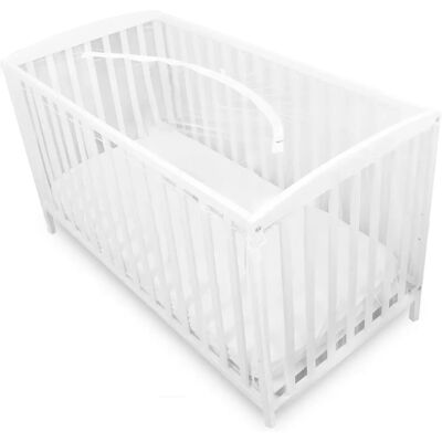 Moustiquaire blanche pour lit bébé Trois Kilos Sept - Rideau moustiquaire bébé - Publicité Moustiquaire blanche pour lit bébé Trois Kilos Sept - Rideau moustiquaire bébé - Publicité
