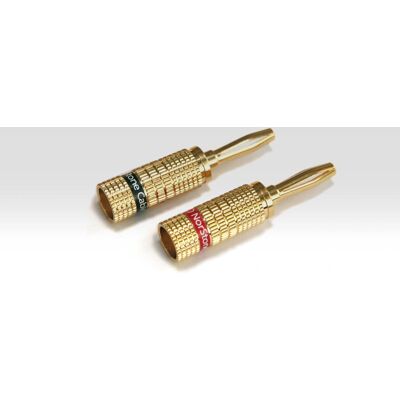 Norstone NORBANX4 - Set aus 4 vergoldeten Bananaschnellverbinder Norstone NORBANX4 - Set aus 4 vergoldeten Bananaschnellverbinder