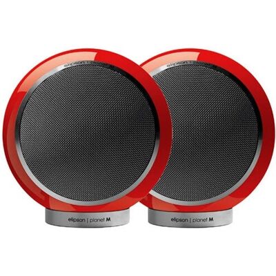 Elipson Planet M 2.0 2 voies Rouge Filaire 80 W - Enceintes - Publicité Elipson Planet M 2.0 2 voies Rouge Filaire 80 W - Enceintes - Publicité