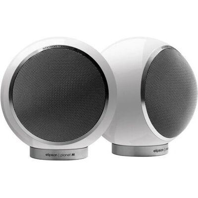 Elipson Planet M - Enceintes coaxiales blanches - 2 voies compactes - Publicité Elipson Planet M - Enceintes coaxiales blanches - 2 voies compactes - Publicité