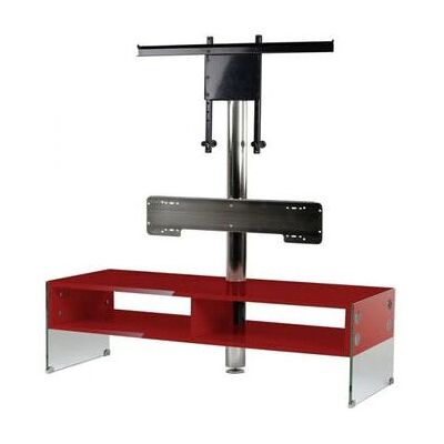 Yamaha Kinsei Roter TV/HiFi Rack mit YSP Halter - Elegant, 60" Unterstützung Yamaha Kinsei Roter TV/HiFi Rack mit YSP Halter - Elegant, 60" Unterstützung