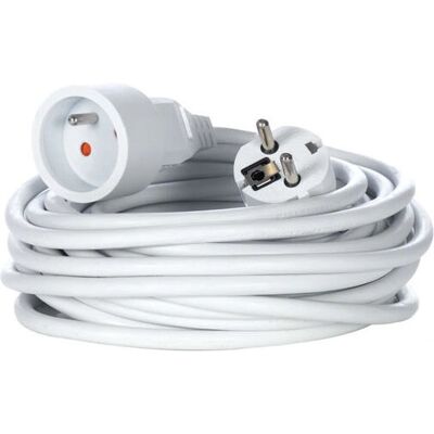 WATT&CO - P-10M-B - 10m - Blanco - Rallonge électrique - Publicité WATT&CO - P-10M-B - 10m - Blanco - Rallonge électrique - Publicité