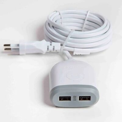 Rallonge Watt and Co - 2 USB, 3m, Charge rapide - Publicité Rallonge Watt and Co - 2 USB, 3m, Charge rapide - Publicité