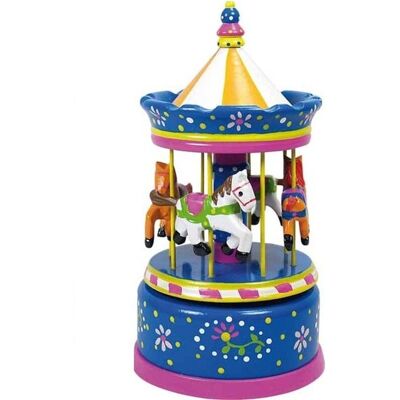 Boîte à Musique Carrousel Bleu Ulysse - Jouet pour Enfants - Publicité Boîte à Musique Carrousel Bleu Ulysse - Jouet pour Enfants - Publicité