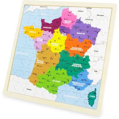 Puzzle Ulysse Régions de France - 72 pièces - Puzzle en bois pour enfants - Publicité Puzzle Ulysse Régions de France - 72 pièces - Puzzle en bois pour enfants - Publicité