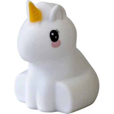 Veilleuse Ulysse - Licorne en Silicone - Rechargeable USB - 10x9x12.6cm - Publicité Veilleuse Ulysse - Licorne en Silicone - Rechargeable USB - 10x9x12.6cm - Publicité