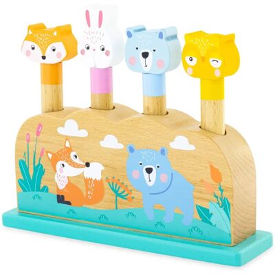 ULYSSE Modèle Animaux Pop-up - Jouet en Bois Éducatif - Publicité ULYSSE Modèle Animaux Pop-up - Jouet en Bois Éducatif - Publicité